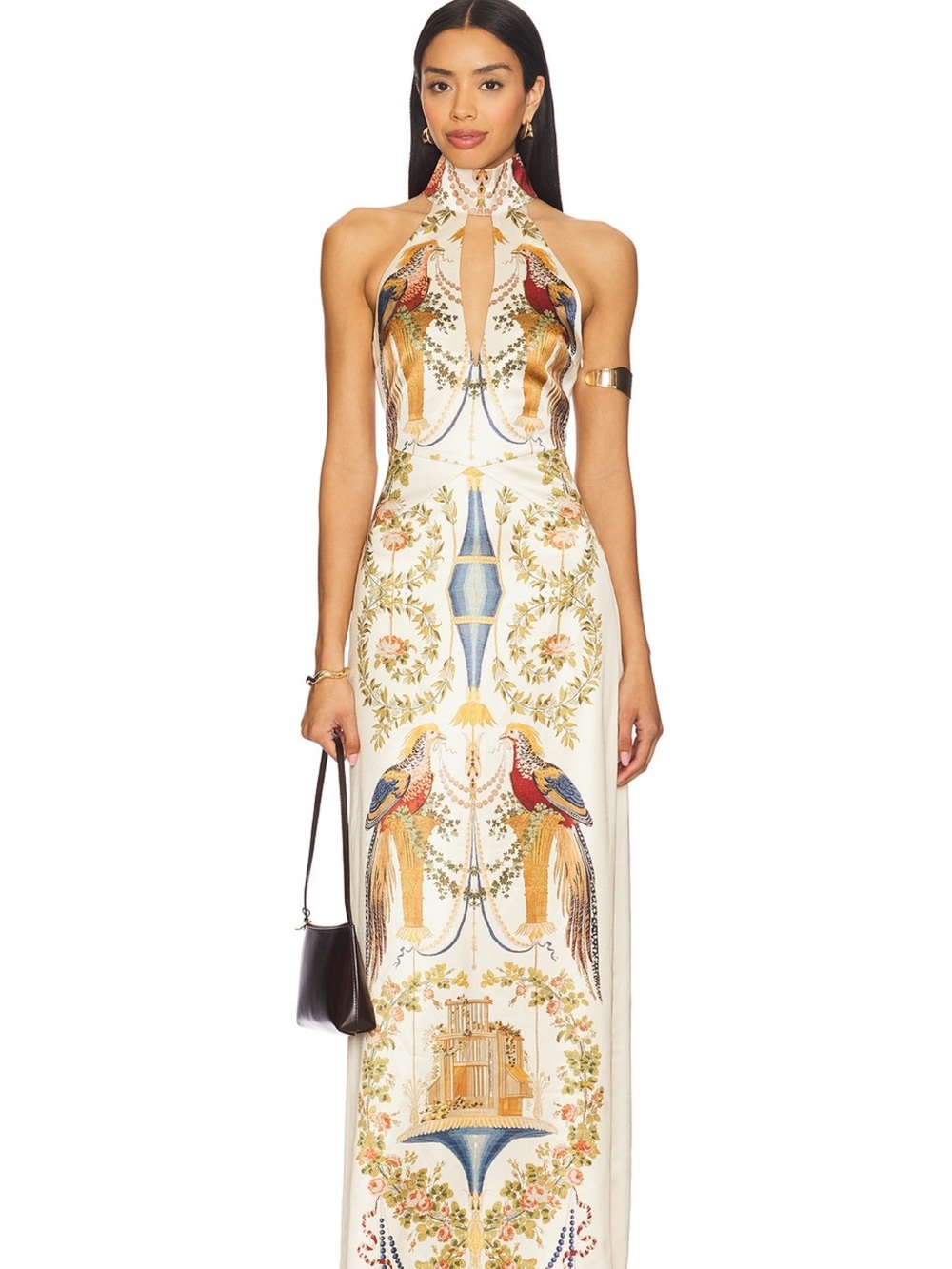 Celeste Dress in Birdsong- Yellow the Label